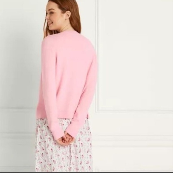 NWT Hill House Audrey Wool Floral Embroidery Cardigan & Top- Matching Set Sz M - Picture 7 of 16